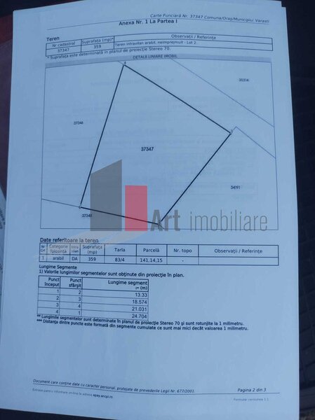Dobreni, Giurgiu, vanzare 2 loturi de casa,